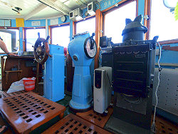 das Motorschiff Marina im Hafen von Mali Losinj in Kroatien